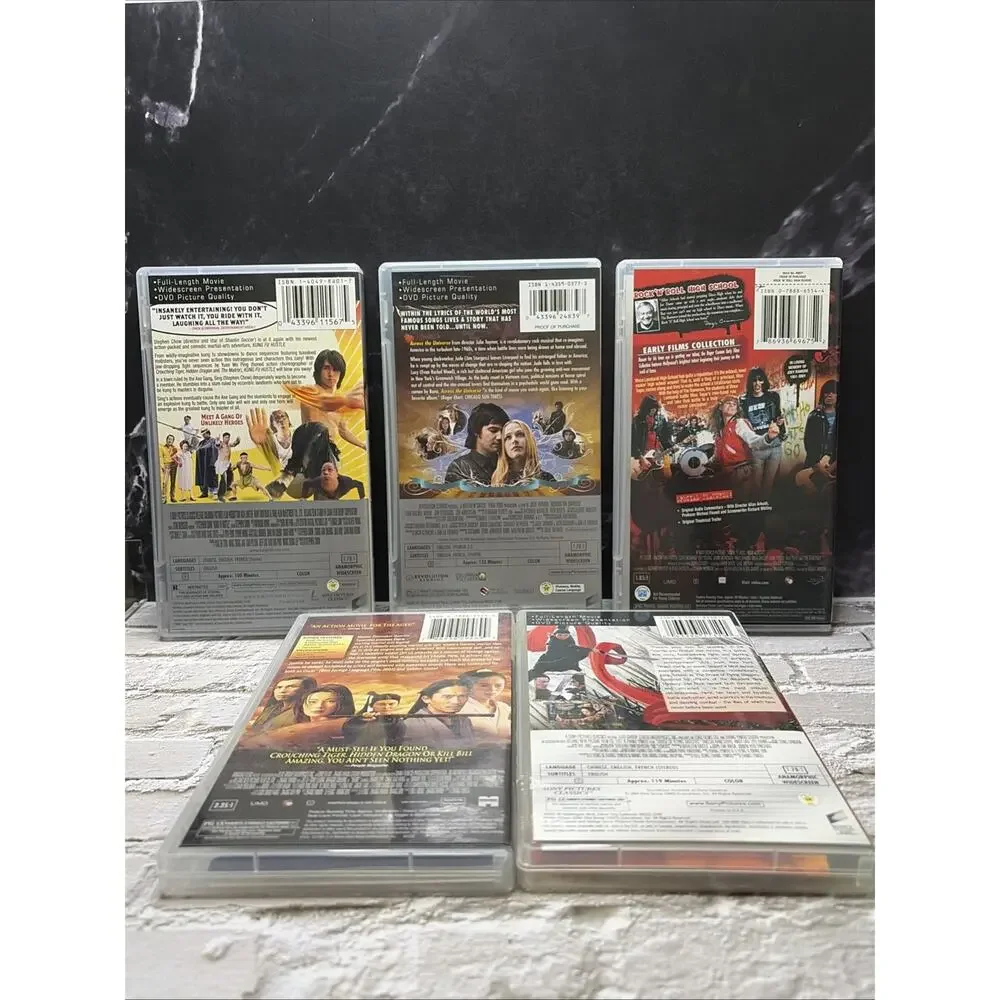 Sony PSP UMD Video Movie Lot Of 5 - Clean, T&W, FREE SHIPPING!!